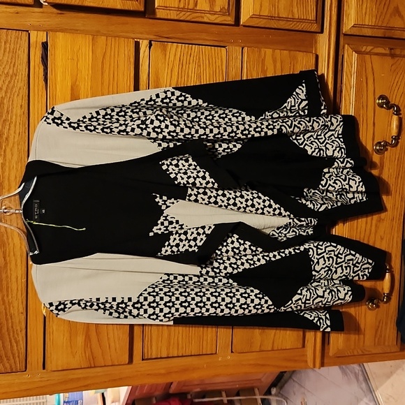 ETRO Milano Print Open Front Sweater.